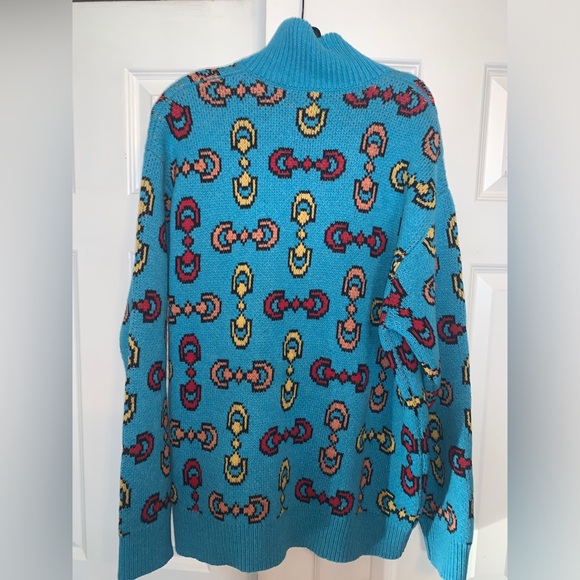 GUCCI Horsebit Printed Cardigan - Picture 4 of 5